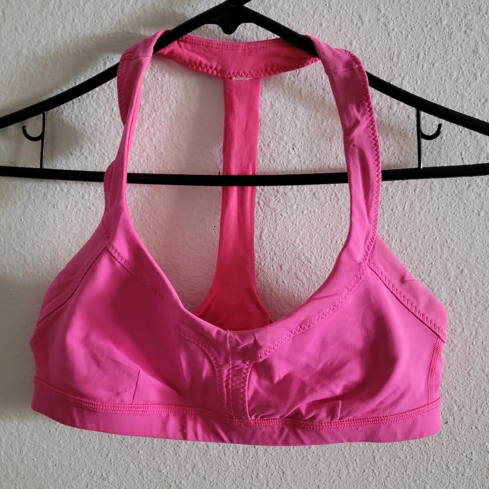 Lululemon hot pink bra 8
